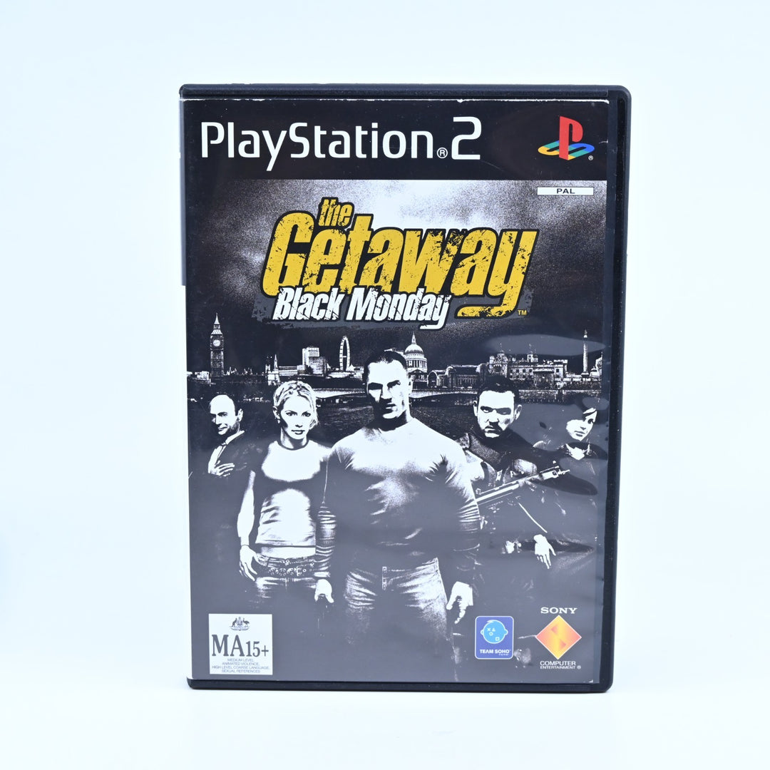 The Getaway: Black Monday - Sony Playstation 2 / PS2 Game + Manual - PAL