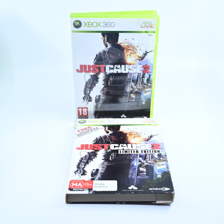 Just Cause 2 - Limited Edition - Xbox 360 Game + Manual - PAL - MINT DISC!