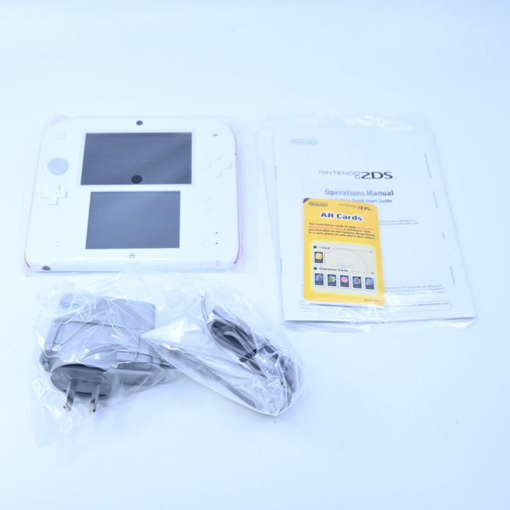 UNUSED! White + Red Mario Kart 7 Nintendo 2DS Boxed Console - AUS PAL