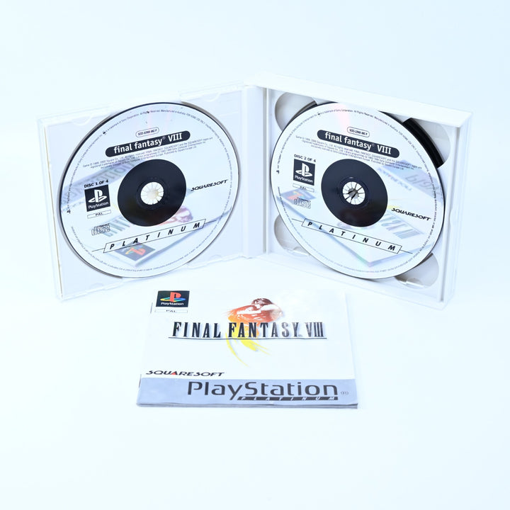 Final Fantasy VIII 8  - Sony Playstation 1 / PS1 Game + Manual - PAL - MINT DISC