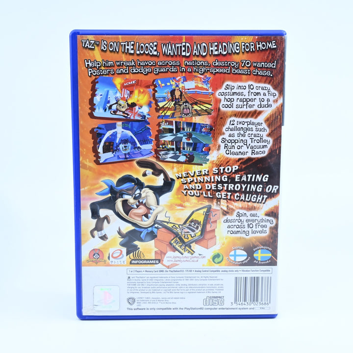 Taz Wanted - Sony Playstation 2 / PS2 Game + Manual - PAL - MINT DISC!
