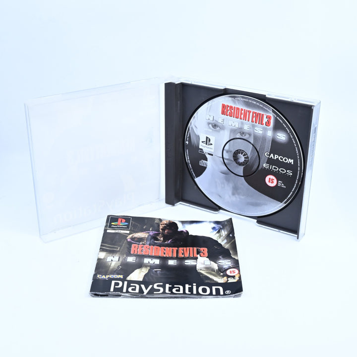 Resident Evil 3: Nemesis - Sony Playstation 1 / PS1 Game + Manual - PAL