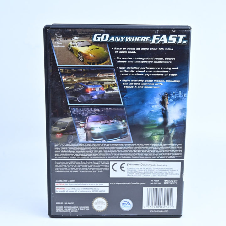 Need for Speed: Underground 2 - Nintendo Gamecube Game + Manual - PAL