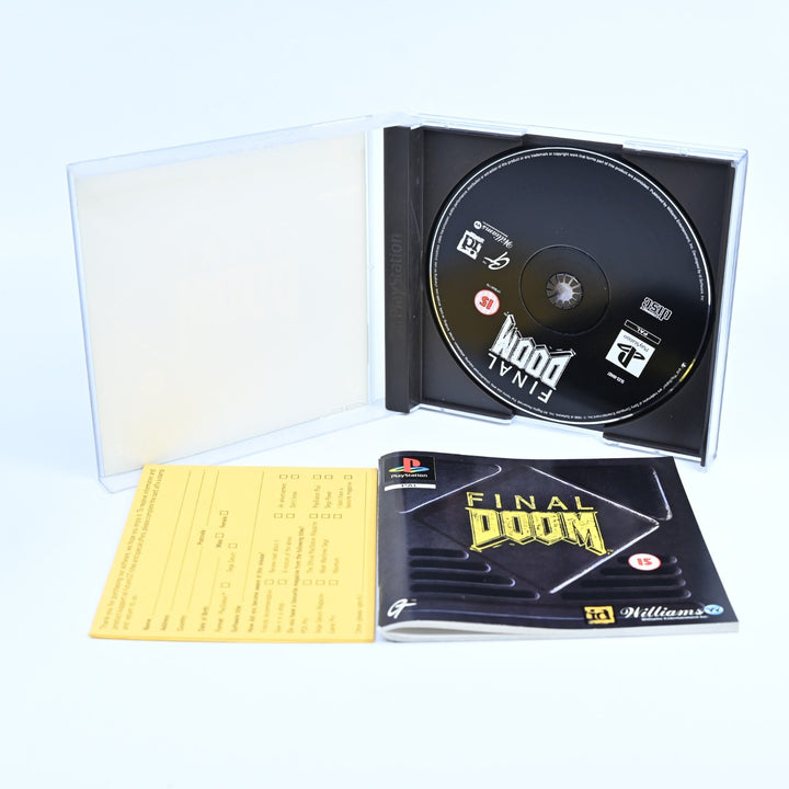 Final Doom - Sony Playstation 1 / PS1 Game + Manual - PAL - MINT DISC!