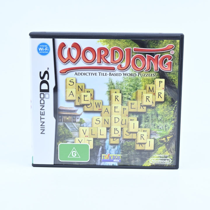 WordJong - Nintendo DS Game - PAL + Manual - FREE POST!