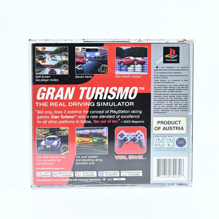 Gran Turismo - Sony Playstation 1 / PS1 Game + Manual - PAL - MINT DISC!