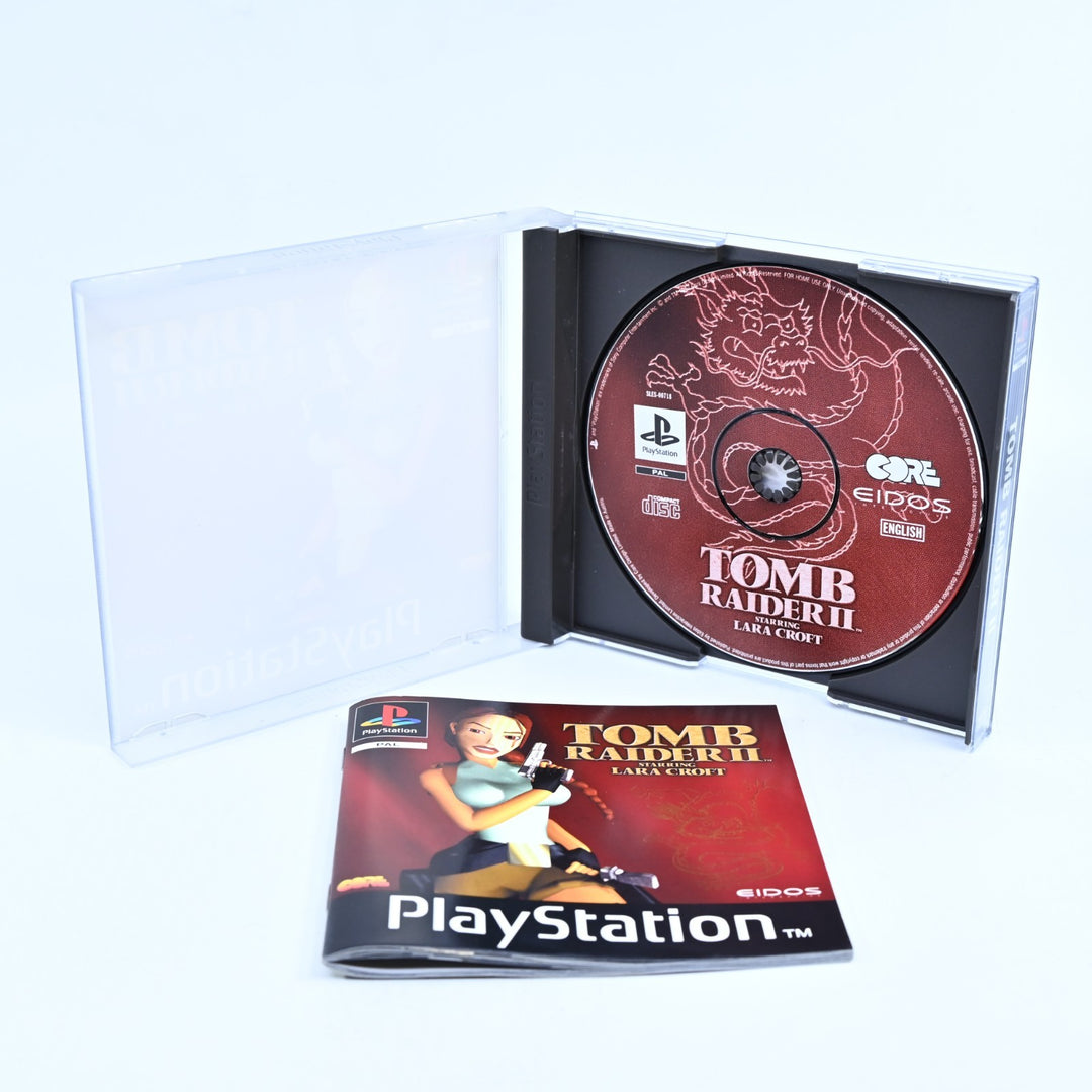 Tomb Raider II - Sony Playstation 1 / PS1 Game + Manual - PAL - MINT DISC!