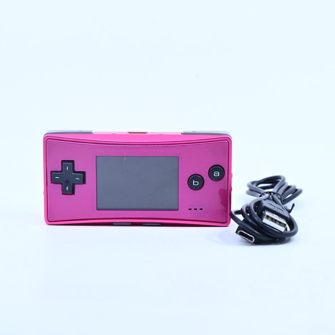 Pink OXY-001 Nintendo Gameboy Micro Console GBA Console AUS PAL READ DESCRIPTION