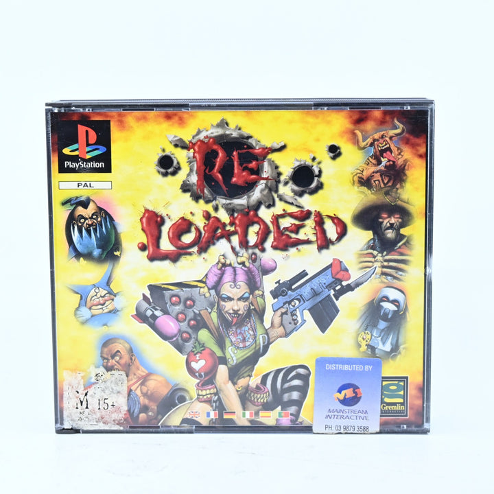 Re-Loaded - Sony Playstation 1 / PS1 Game + Manual - PAL - MINT DISC!