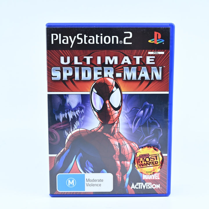 Ultimate Spider-Man - Sony Playstation 2 / PS2 Game + Manual - PAL - MINT DISC!