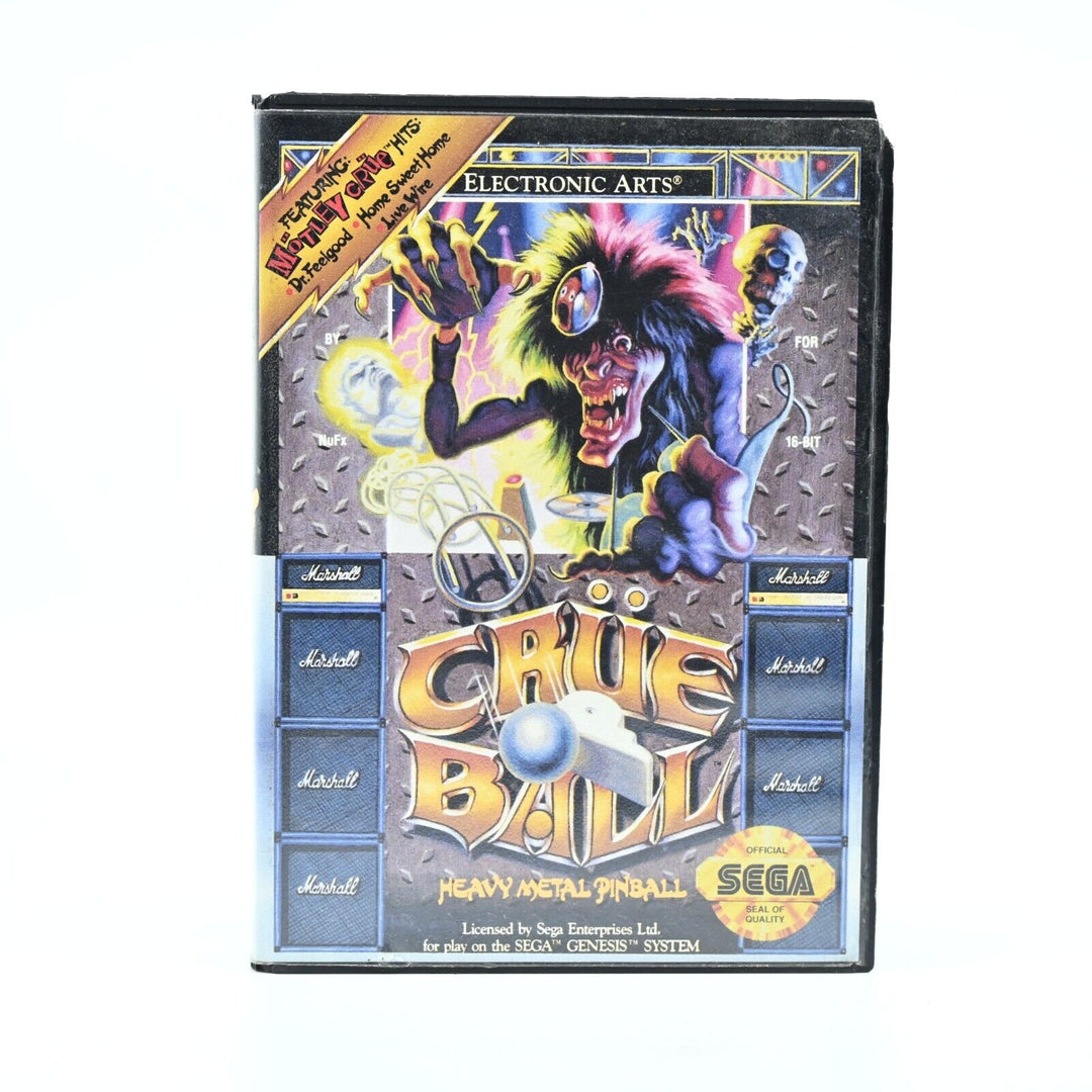 Crue ball - Sega Genesis Game / Sega Mega Drive Game - NTSC - FREE POST!