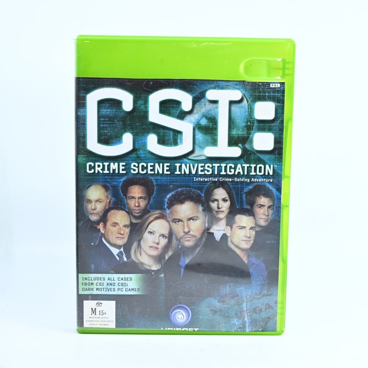 CSI: Crime Scene Investigation - Original Xbox Game - No Manual - PAL