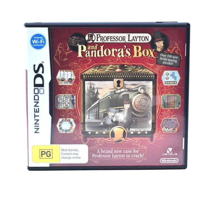 Professor Layton and Pandora's Box - Nintendo DS Game - PAL + Manual