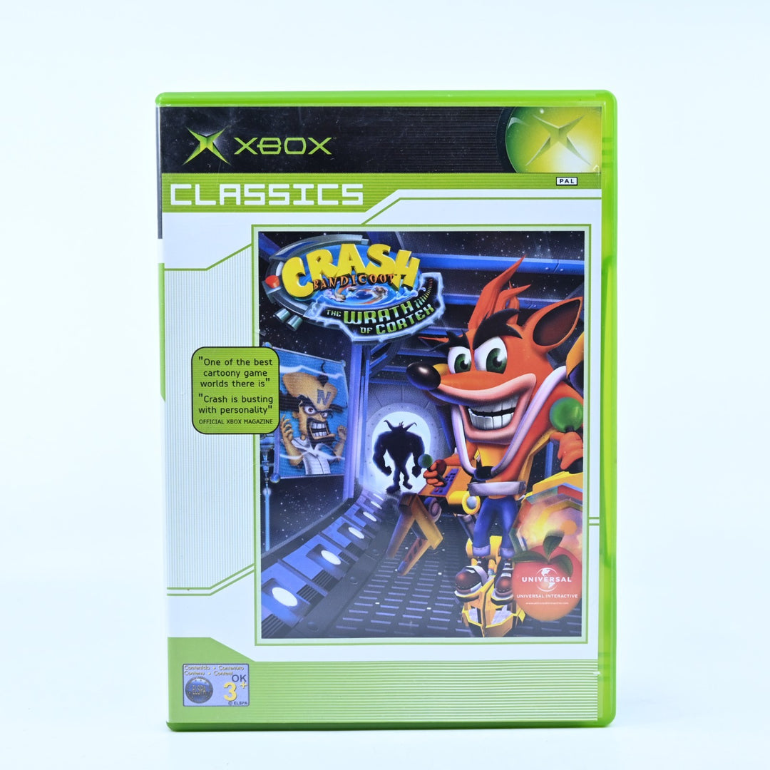 Crash Bandicoot: The Wrath of Cortex - Original Xbox Game + Manual - PAL