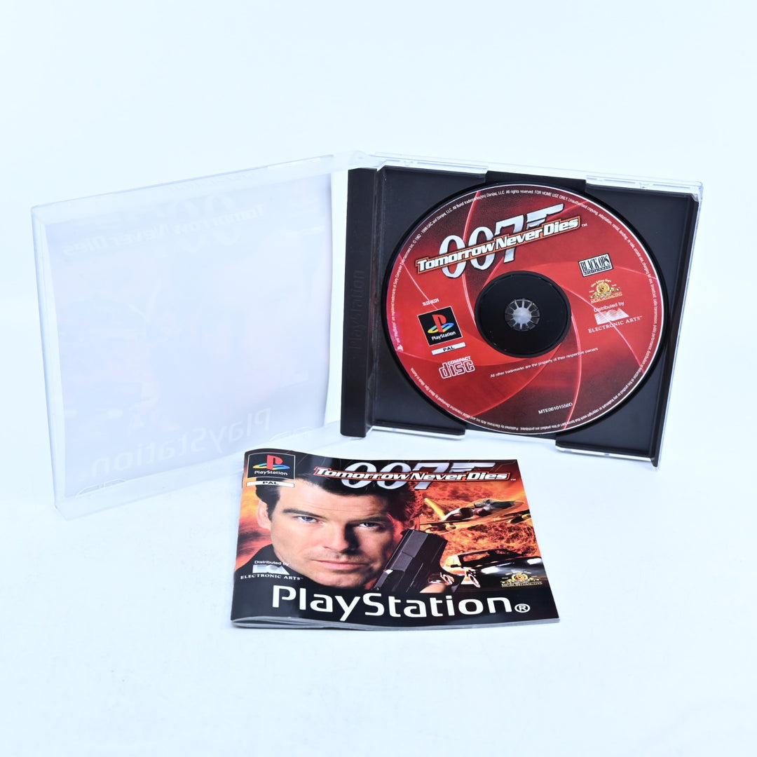 007: Tomorrow Never Dies - Sony Playstation 1 / PS1 Game + Manual - PAL