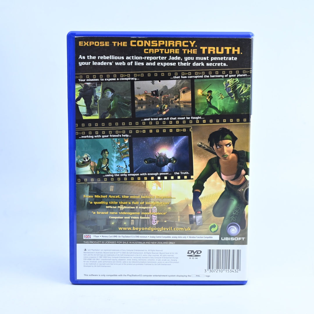 Beyond Good & Evil - Sony Playstation 2 / PS2 Game + Manual - PAL - MINT DISC!