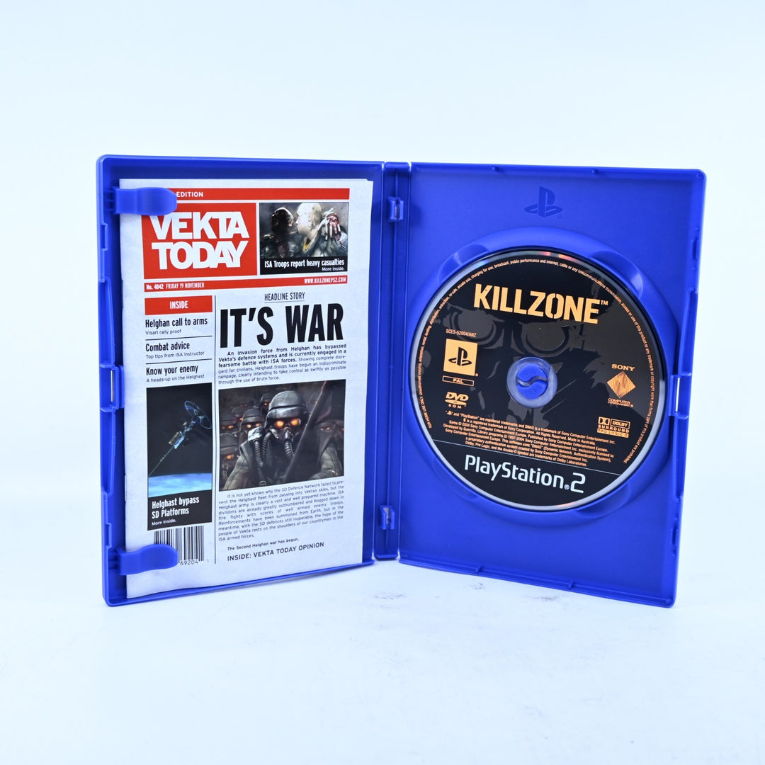 Killzone - Sony Playstation 2 / PS2 Game + Manual - PAL - MINT DISC!