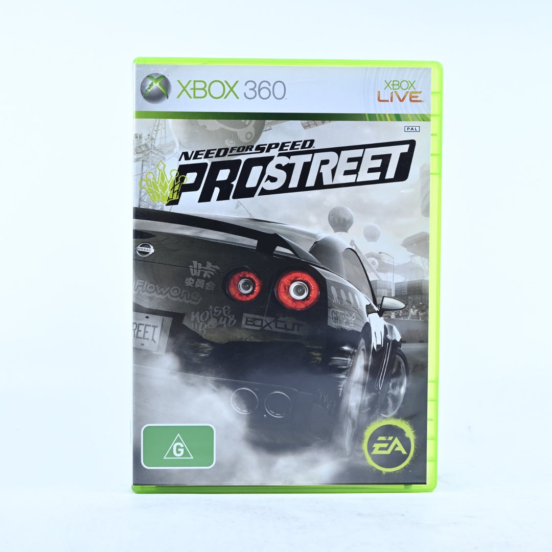 Need for Speed ProStreet - Xbox 360 Game + Manual - PAL - MINT DISC!