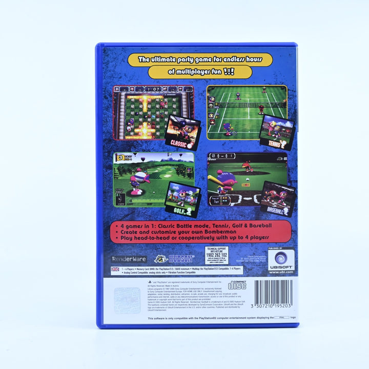 Bomberman Hardball - Sony Playstation 2 / PS2 Game + Manual - PAL - MINT DISC!