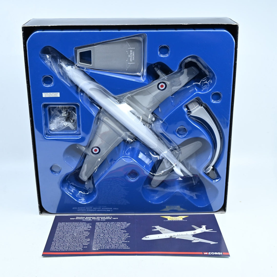 Corgi Aviation 1:144 Hawker Siddley Nimrod MR.1 AA35602 - Die Cast Plane
