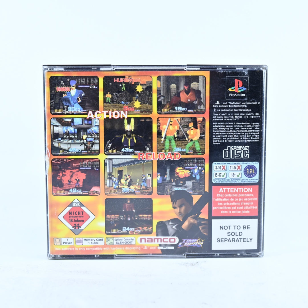 Time Crisis - Sony Playstation 1 / PS1 Game - No Manual - PAL - MINT DISC!