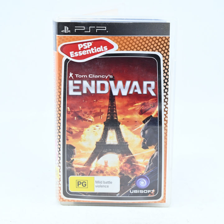 Tom Clancy's EndWar - Sony PSP Game + Manual - FREE POST!