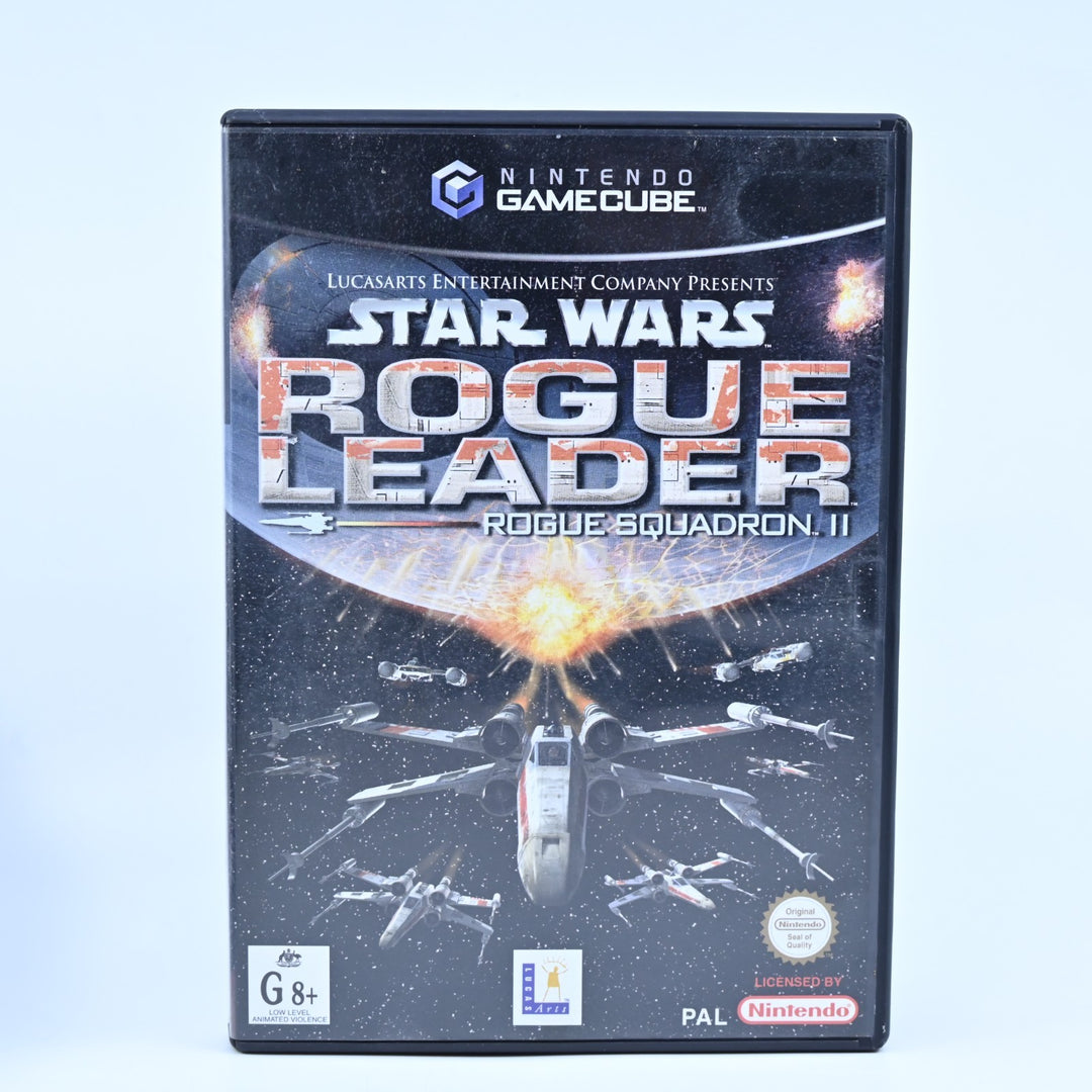Star Wars Rogue Squadron II Rogue Leader - Nintendo Gamecube Game + Manual