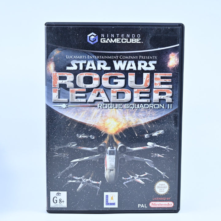 Star Wars Rogue Squadron II Rogue Leader - Nintendo Gamecube Game + Manual