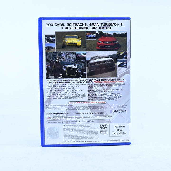 Gran Turismo 4 - Sony Playstation 2 / PS2 Game + Manual - PAL - MINT DISC!