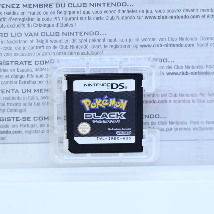 Pokemon Black - Nintendo DS Game - EU PAL + Manual - FREE POST!