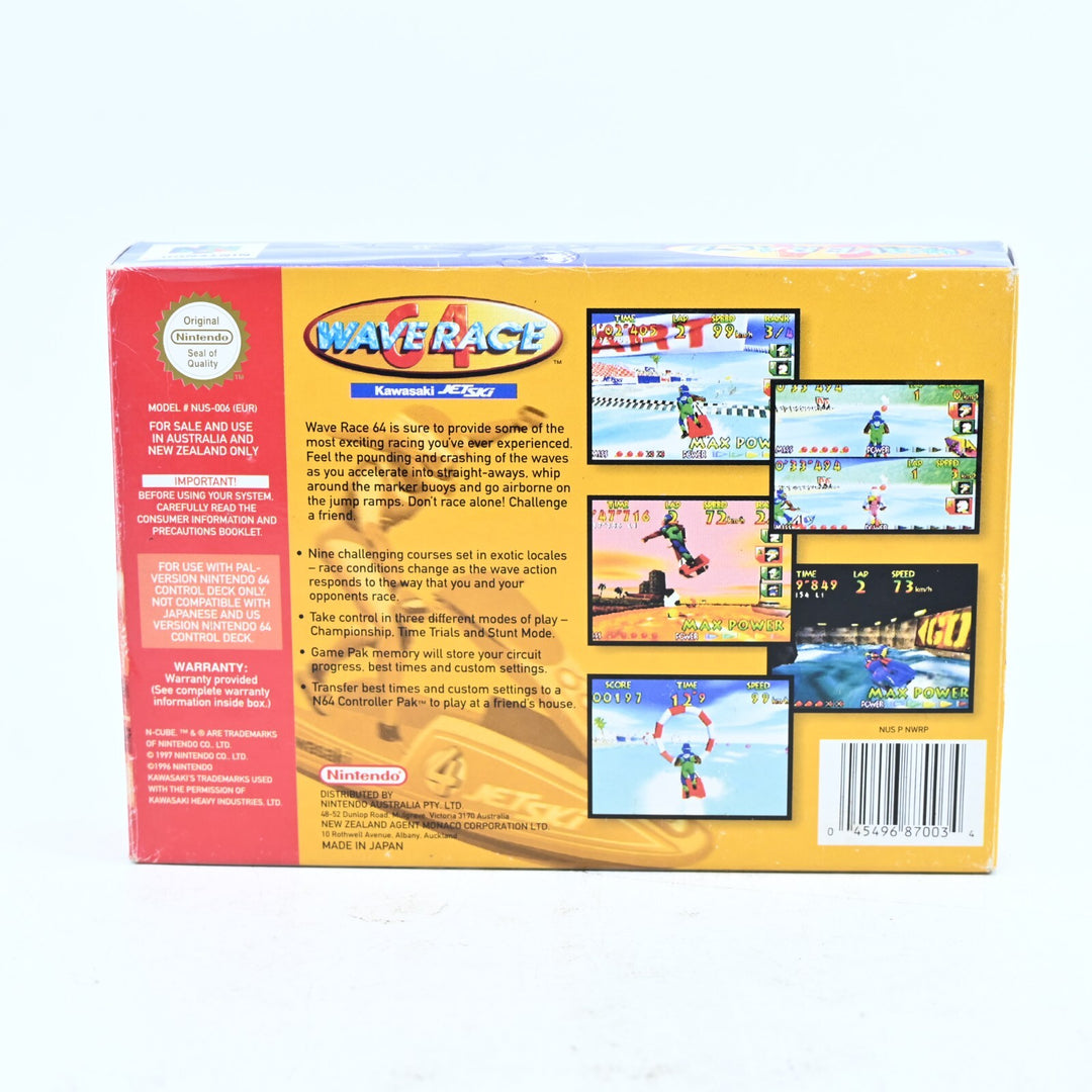 Wave Race 64 - N64 / Nintendo 64 Boxed Game - PAL - FREE POST!