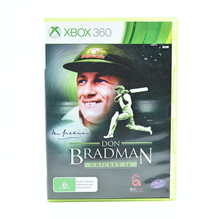 Don Bradman Cricket 14 - Xbox 360 Game + Manual - PAL - FREE POST!