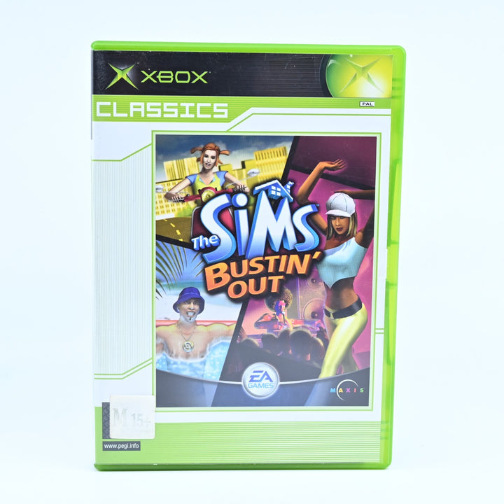 The Sims Bustin' Out - Original Xbox Game + Manual - PAL - MINT DISC!