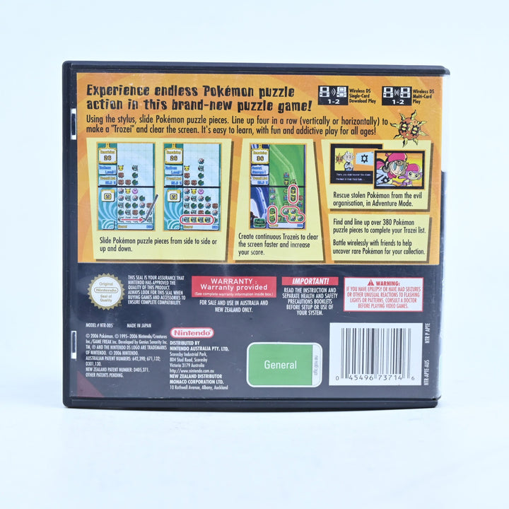 Pokemon Trozei - Nintendo DS Game - PAL + Manual - FREE POST!