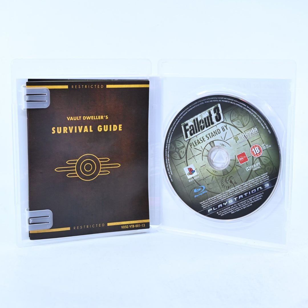 Fallout 3 - Sony Playstation 3 / PS3 Game + Manual - MINT DISC!