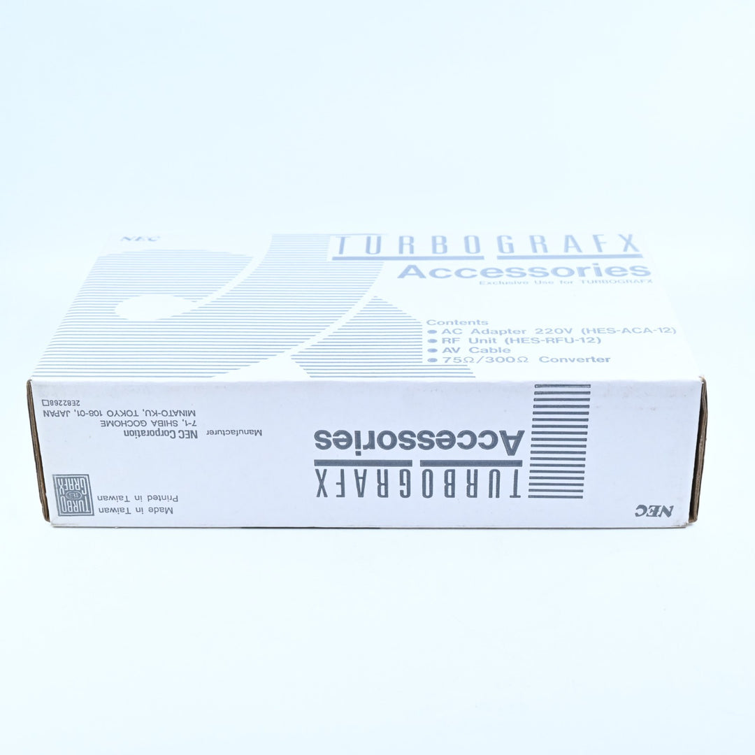 NEC Turbografx-16 Boxed Console / PC Engine + Accessory Kit - NTSC-U/C