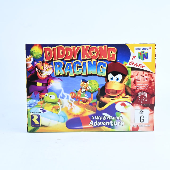 LIKE NEW! Diddy Kong Racing - N64 / Nintendo 64 Boxed Game - PAL - FREE POST!