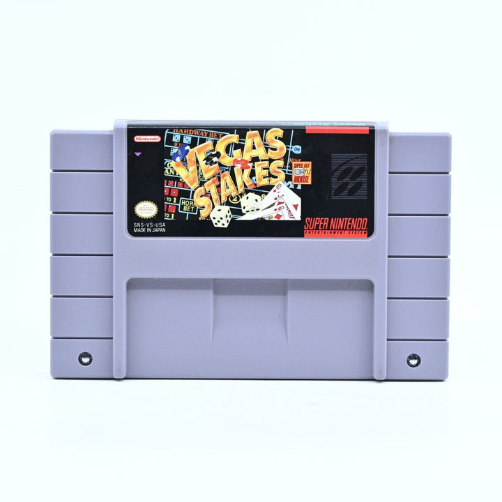 Vegas Stakes - Super Nintendo / SNES Game - NTSC-U/C - FREE POST!