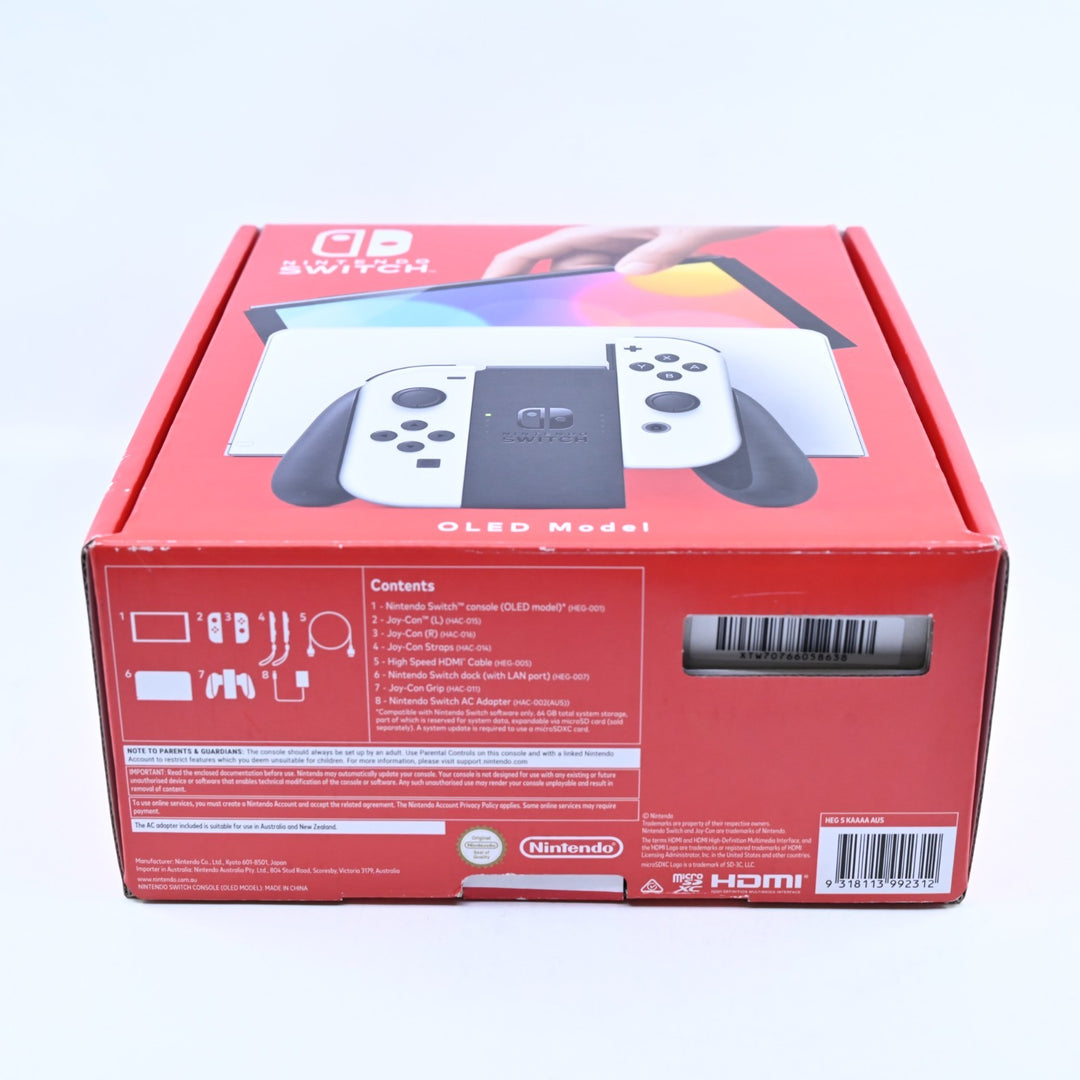 White - Nintendo Switch OLED Boxed Console