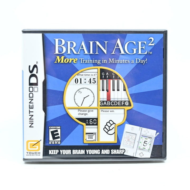 Brain Age 2 More Training Minutes in a Day SEALED - Nintendo DS Game