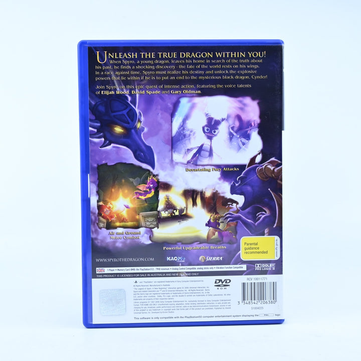 The Legend of Spyro: A New Beginning - Sony Playstation 2 / PS2 Game + Manual