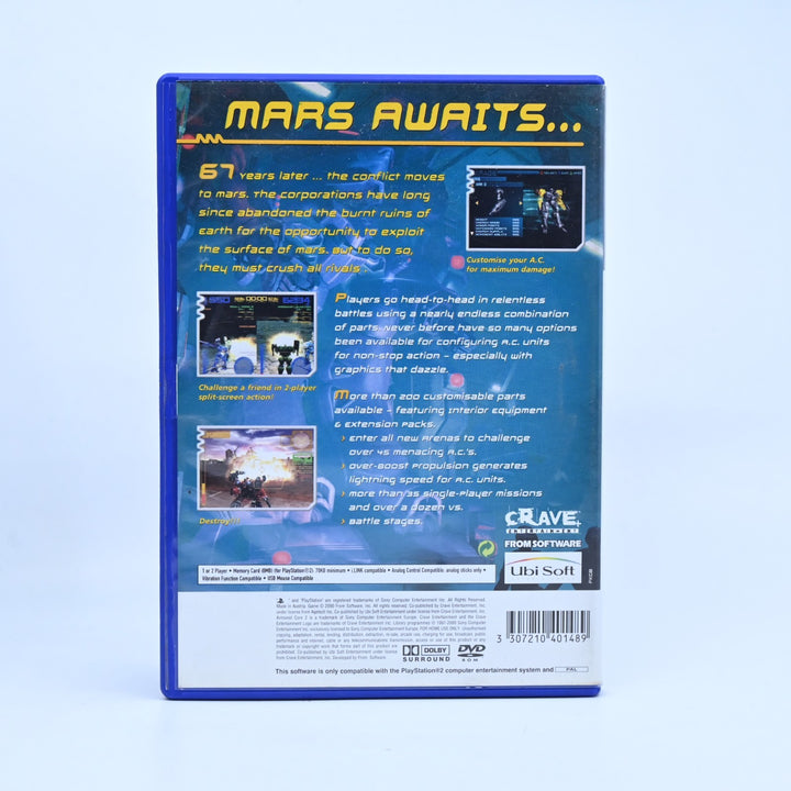 Armored Core 2 - Sony Playstation 2 / PS2 Game + Manual - PAL - MINT DISC!