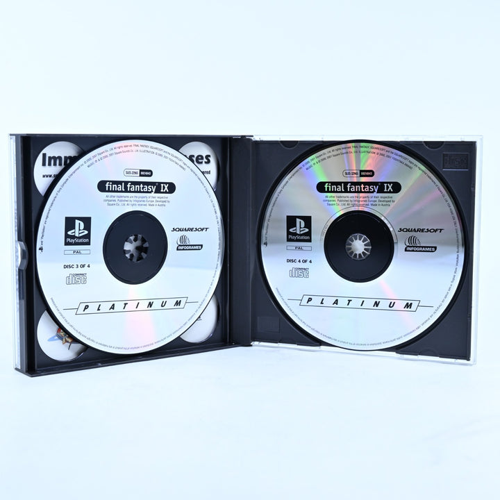 Final Fantasy IX - Sony Playstation 1 / PS1 Game + Manual - PAL - MINT DISC!