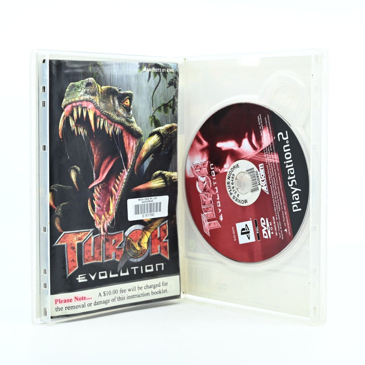 Turok: Evolution - Sony Playstation 2 / PS2 Game + Manual - PAL - MINT DISC!