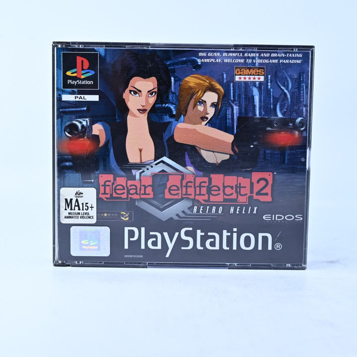 Fear Effect 2: Retro Helix - Sony Playstation 1 / PS1 Game + Manual - PAL