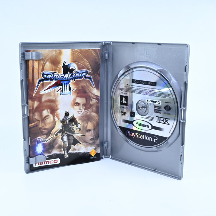 SoulCalibur III 3 - Sony Playstation 2 / PS2 Game + Manual - PAL - MINT DISC!