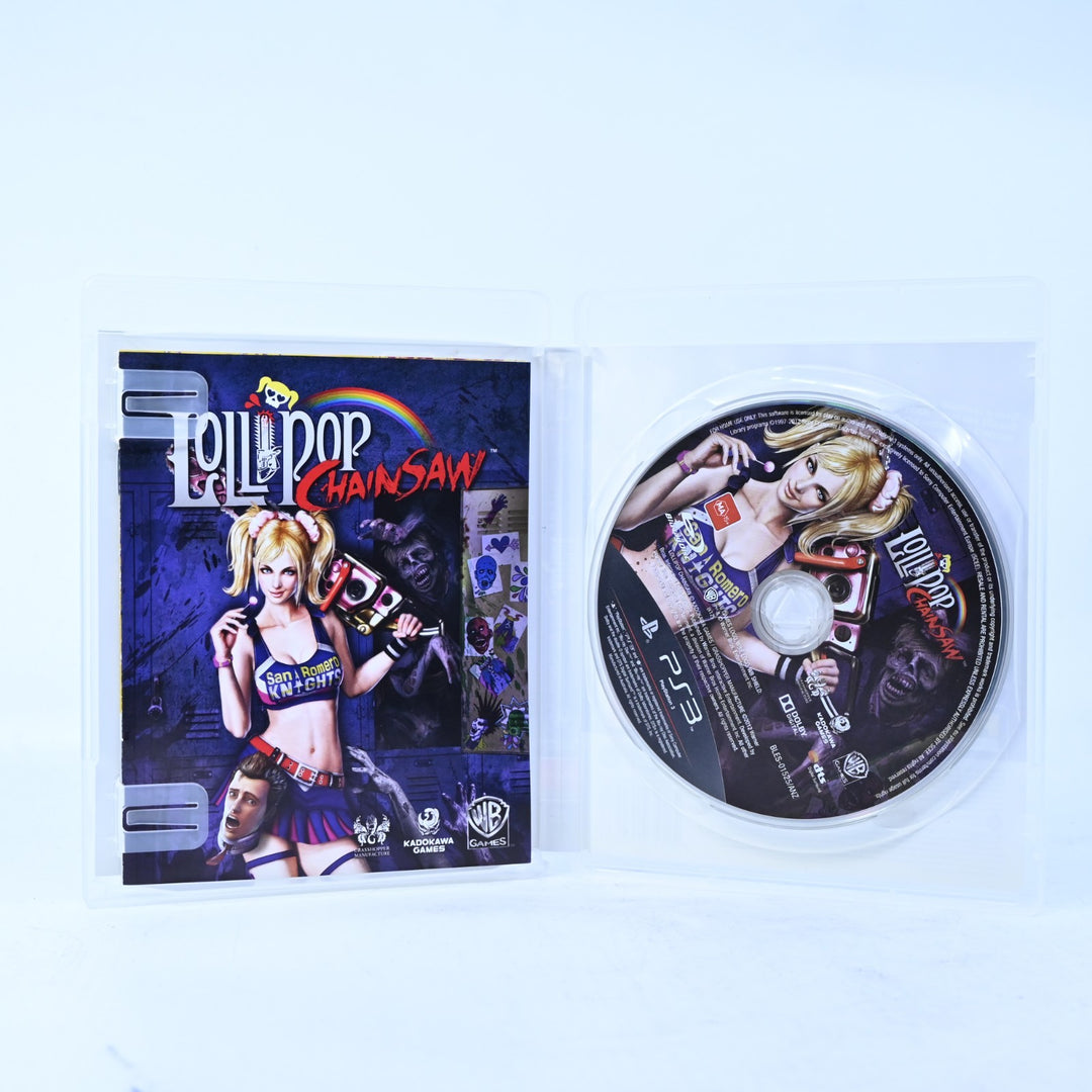 Lollipop Chainsaw - Sony Playstation 3 / PS3 Game + Manual - MINT DISC!