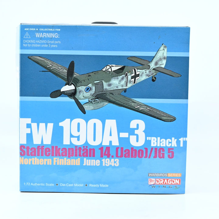Dragon Wings 1:72 Fw190A-3 "Black 1" Staffelkapitan 14 JG5 50054 - Plane