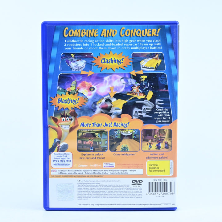 Crash Tag Team Racing - Sony Playstation 2 / PS2 Game + Manual - PAL