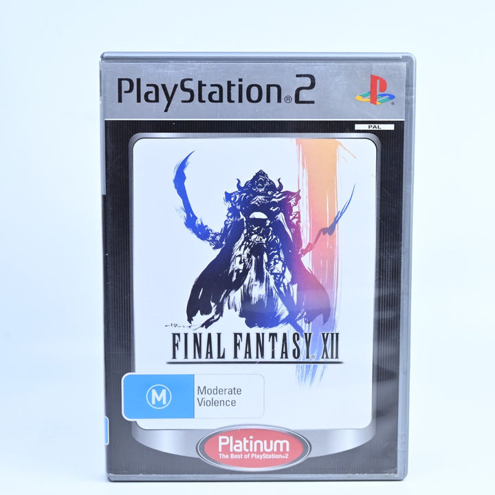 Final Fantasy XII - Sony Playstation 2 / PS2 Game + Manual - PAL - MINT DISC!